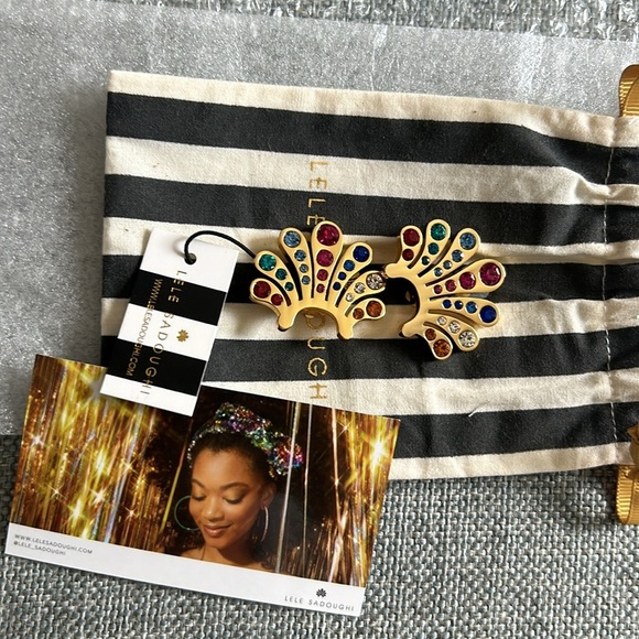 LELE SADOUGHI Crystal Lele Button Earrings - Picture 4 of 6